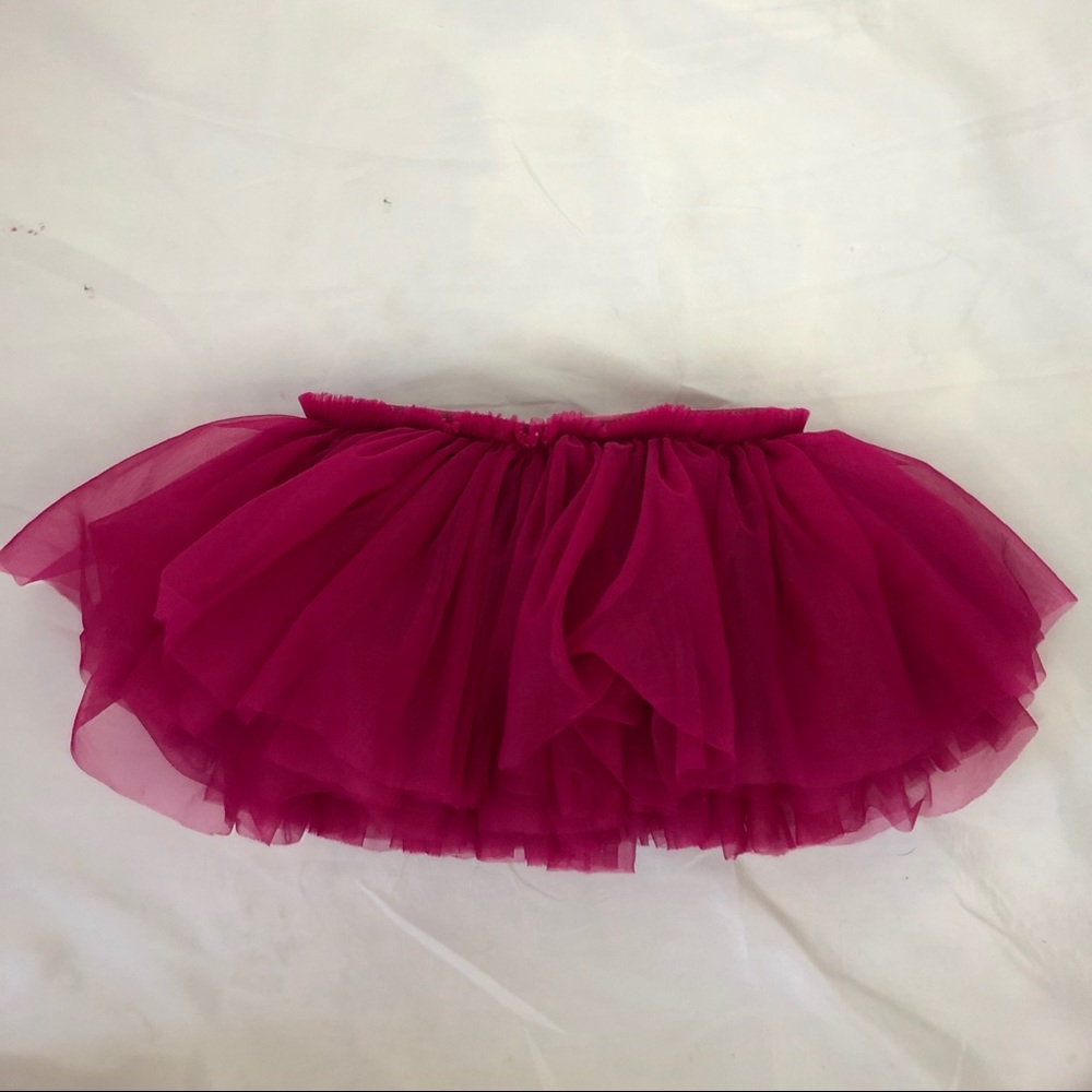 Girls Ballerina Tutu Fairy Costume Tulle Berry Pink